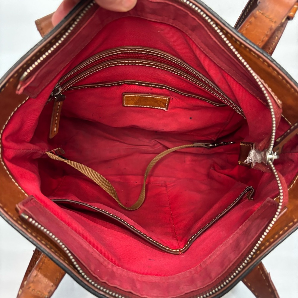 Dooney & Bourke Emily Shoulder Bag Black and Tan - Picture 12 of 16